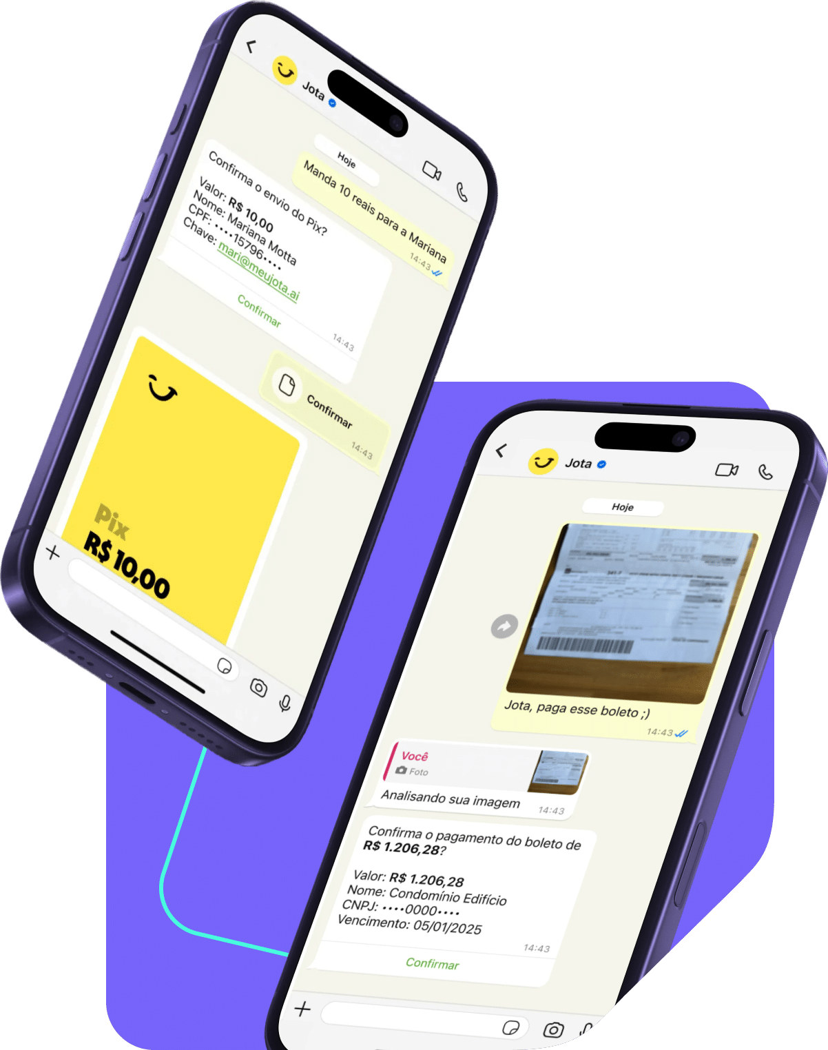 usuário no controle das finanças